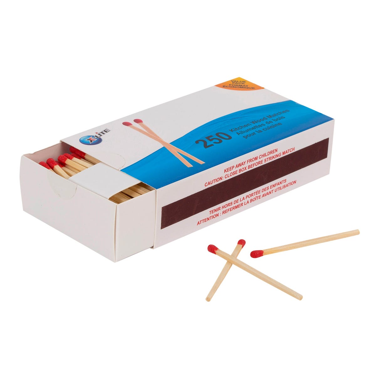 Wood Matches, Value Pack, 2 in.