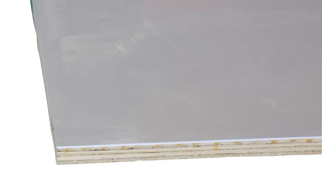 Wood pannel plastic laminated 3/8 x 4 x 8