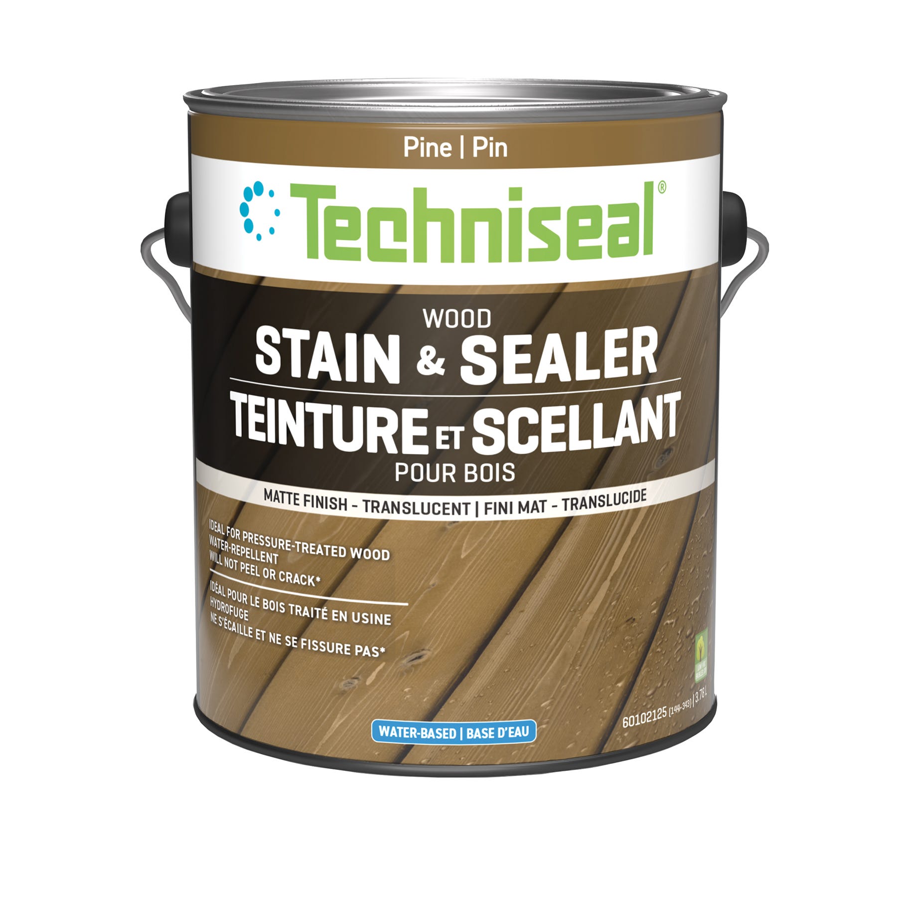 Wood Protector Maintenance-Free, Matte Finish, Pine, 3.78 LL
