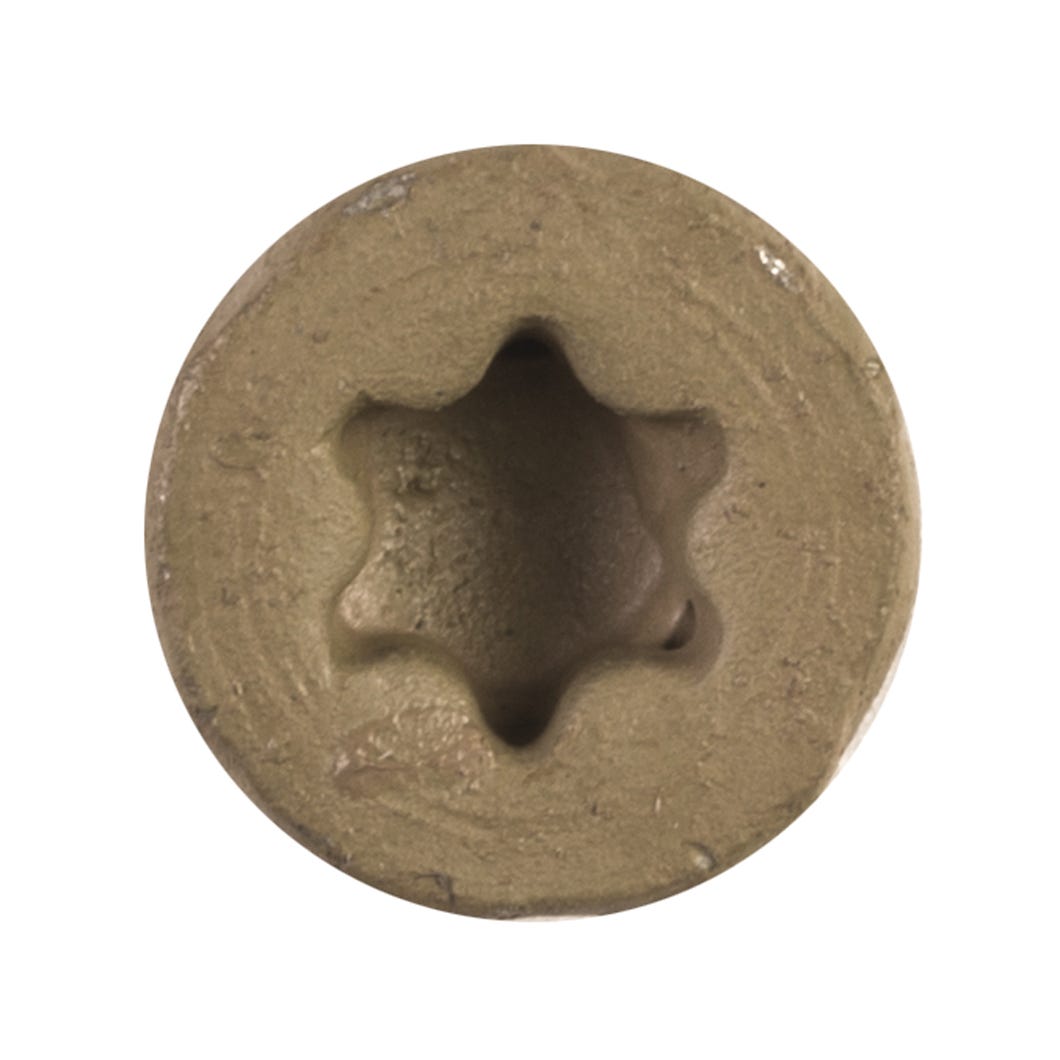 Wood Scews Carbon Steel #10 Dsvt, T25, 2-in., 1500/Pack