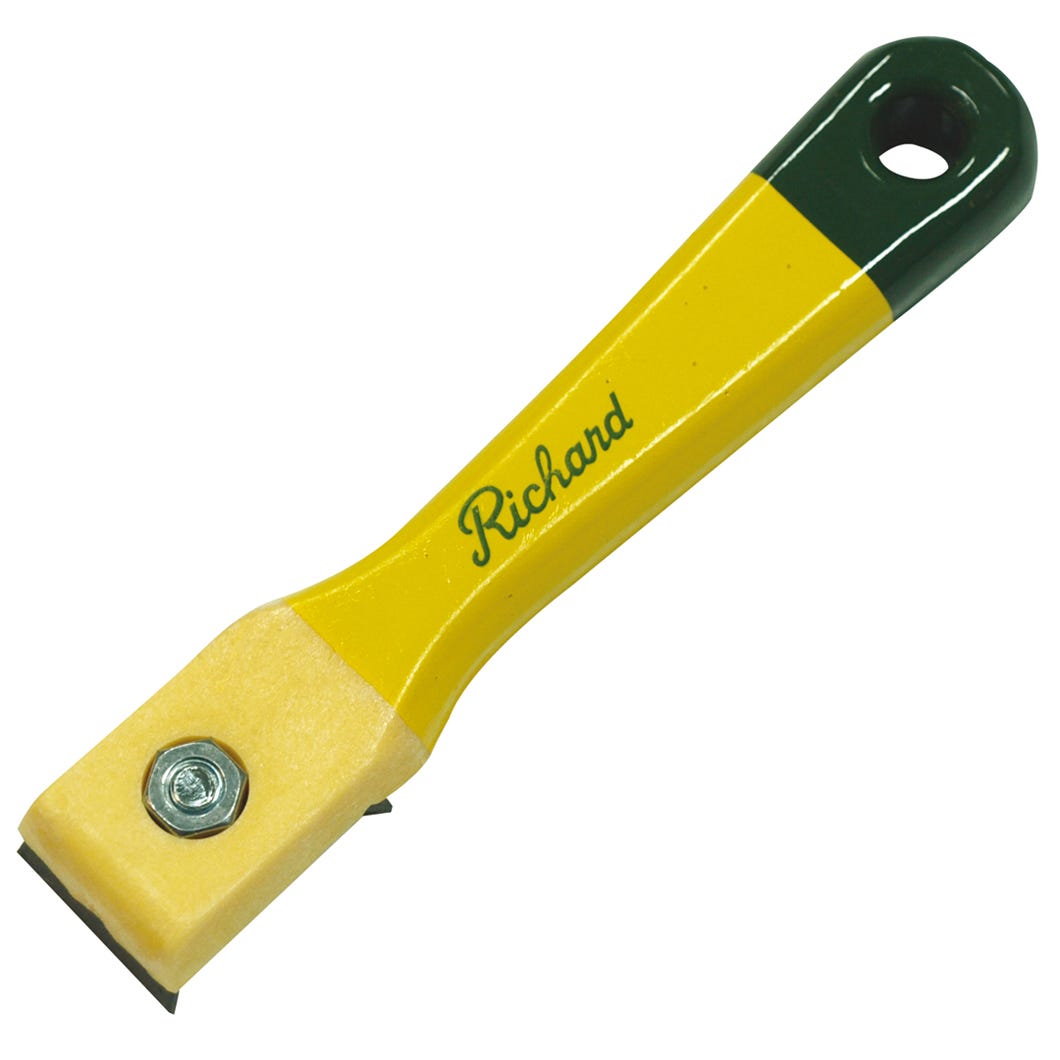 Wood scraper 5 7/8 in polypro. Handle