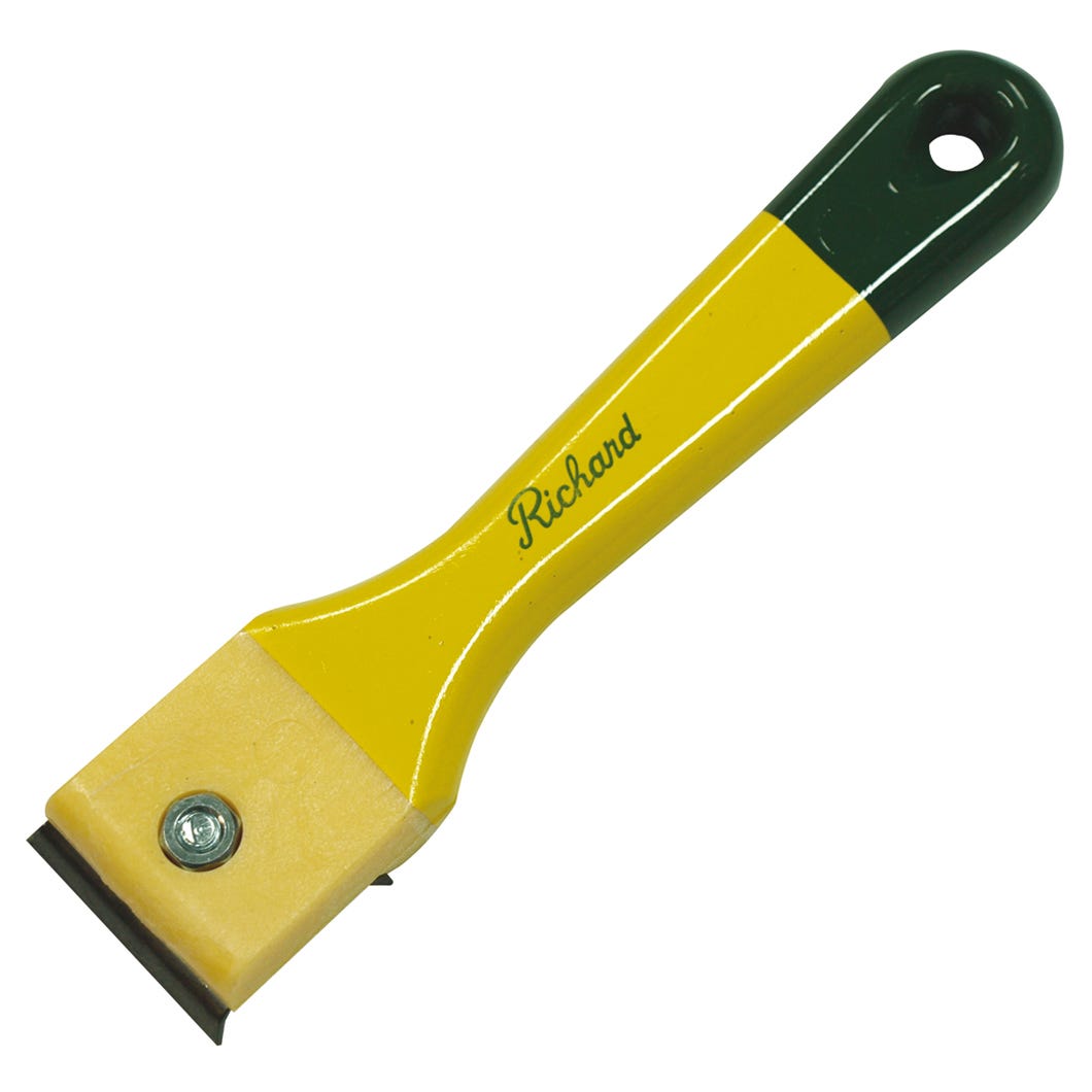 Wood scraper 7 5/8 in polypro. Handle