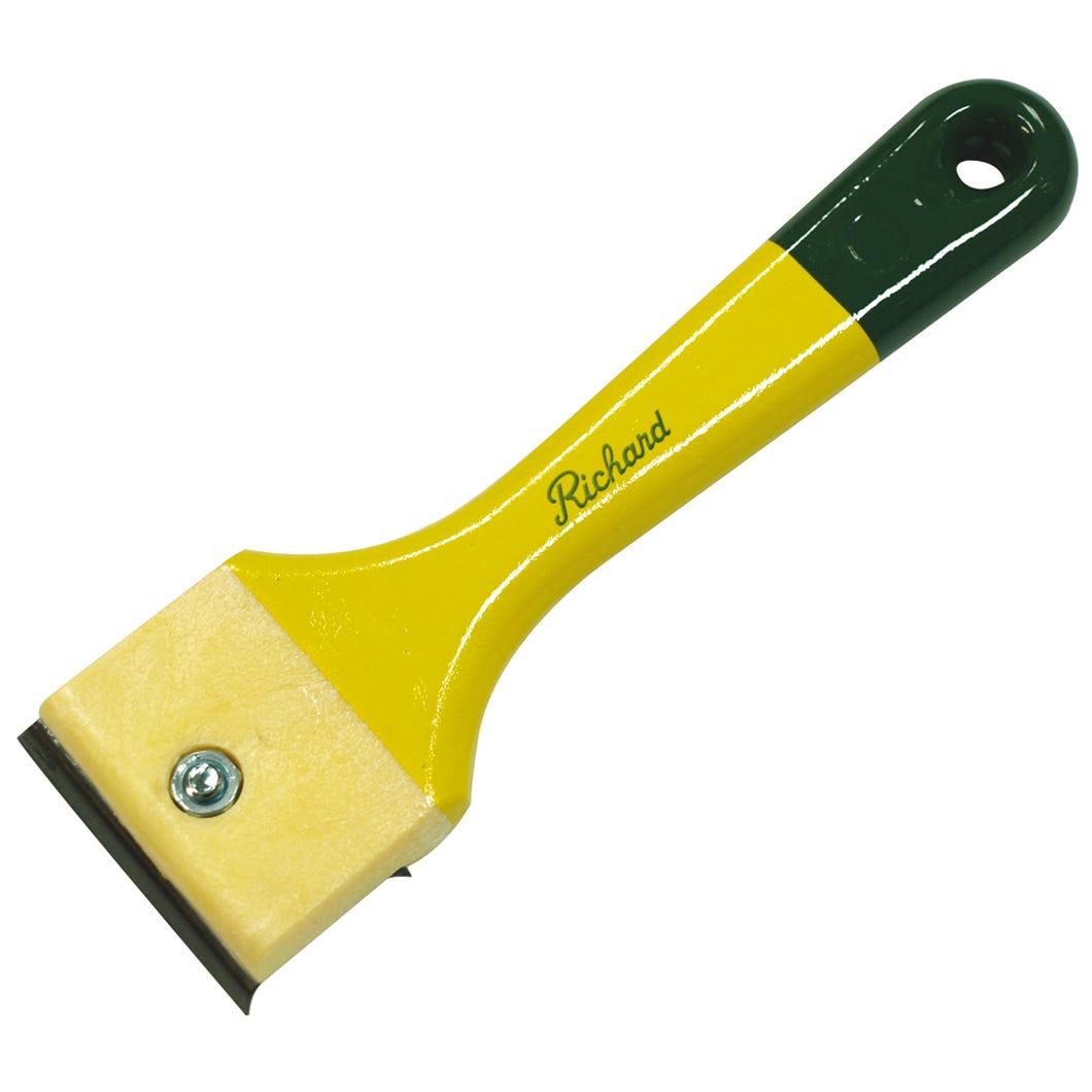 Wood scraper 8 1/2 in polypro. Handle