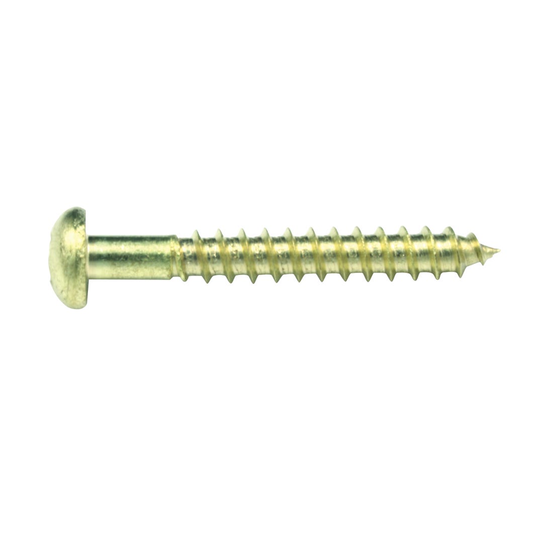 Wood Screw Flat Head, Regular Thread, Square Drive #8 X 1-in., 6/Pack