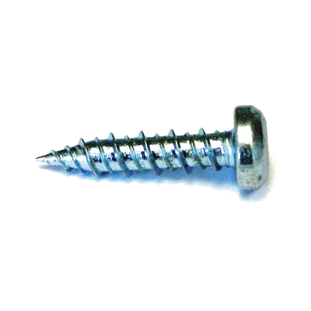 Pan Head Wood Screw, Zinc Plated, Square Drive, #8 X 3/4-in., 100/Pack