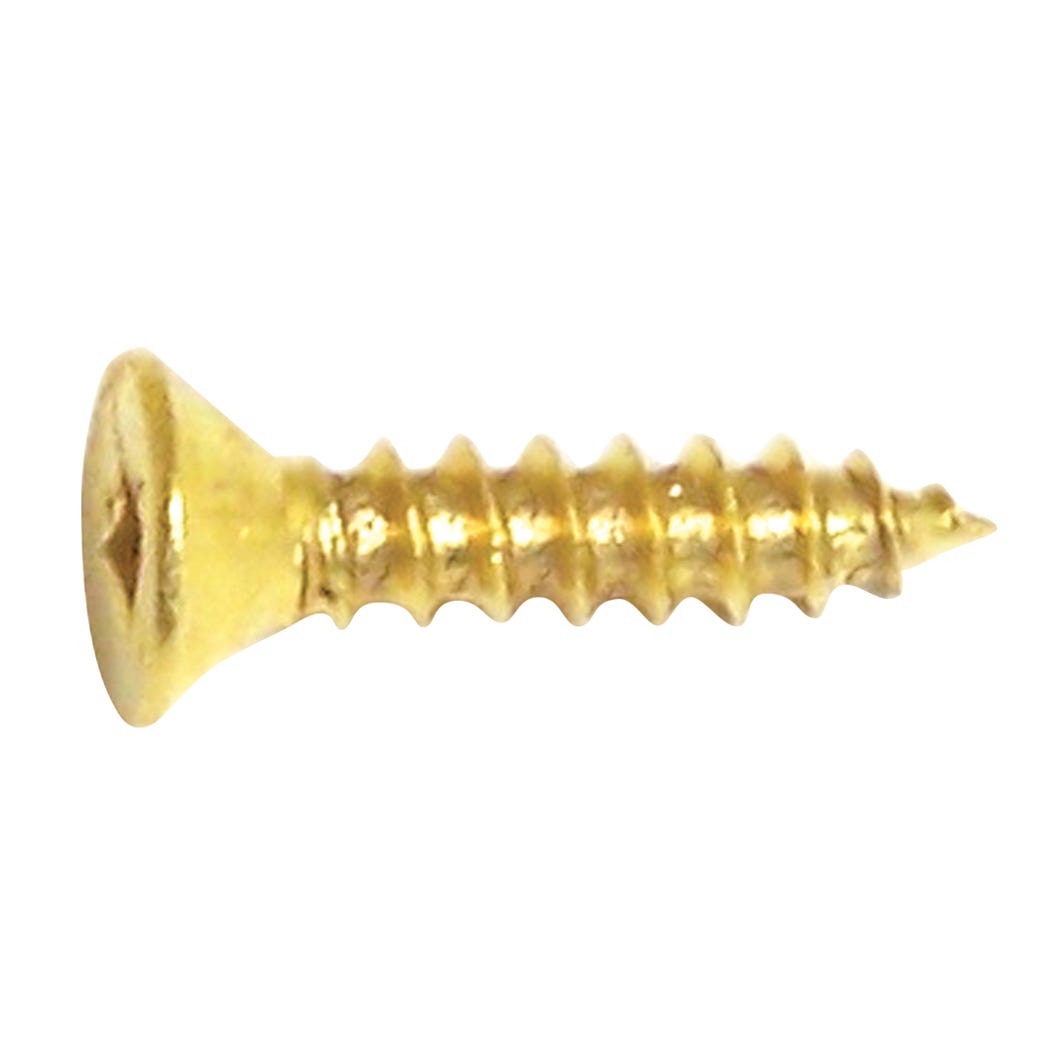 Wood Screw Flat Head, #12 X 1 1/2-in., 3/Pack