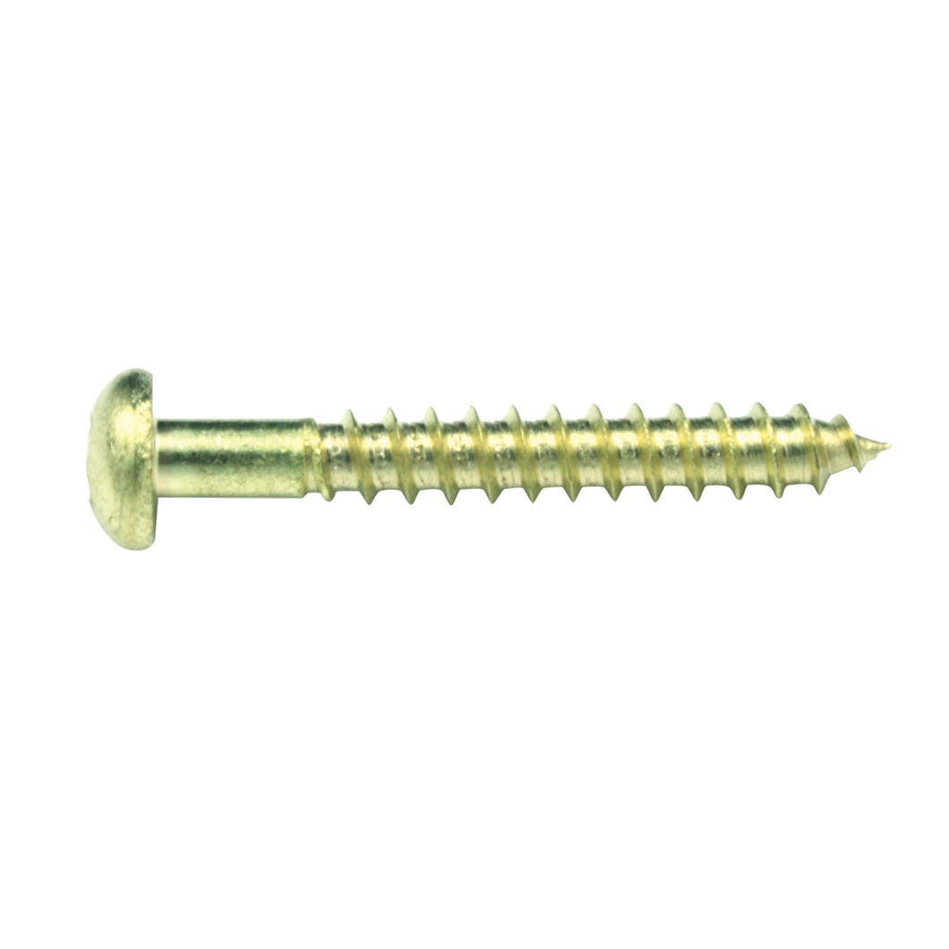 Wood Screw Round Head, #10 X 1 1/2-in., 5/Pack