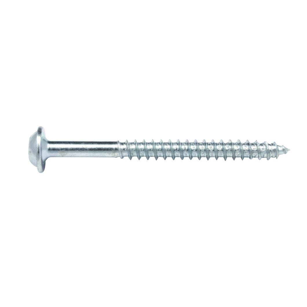 Wood Screw Round Head Washer Type 17 #8 X 2 1/2-in., 8/Pack