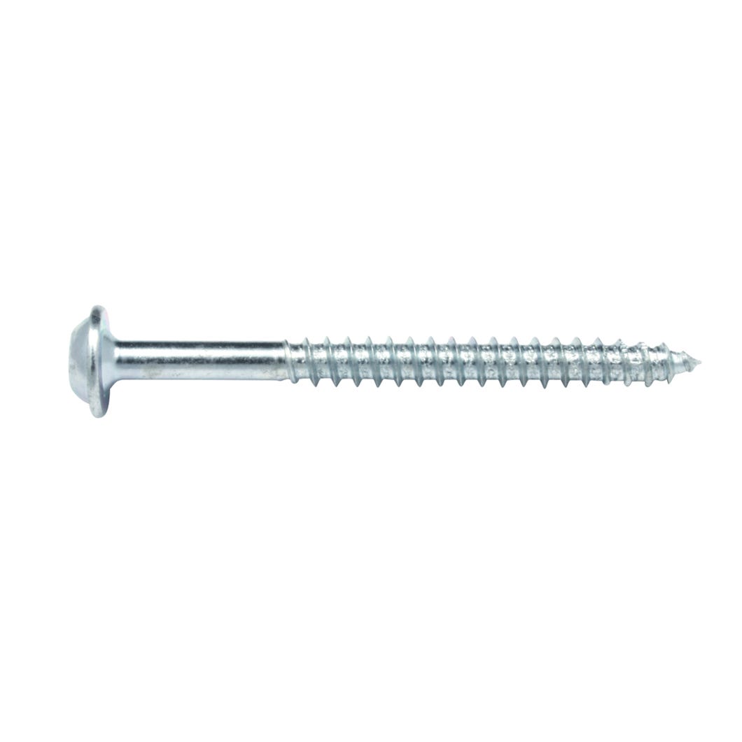 Wood Screw Round Head Washer Type 17 #8 X 3-in., 6/Pack