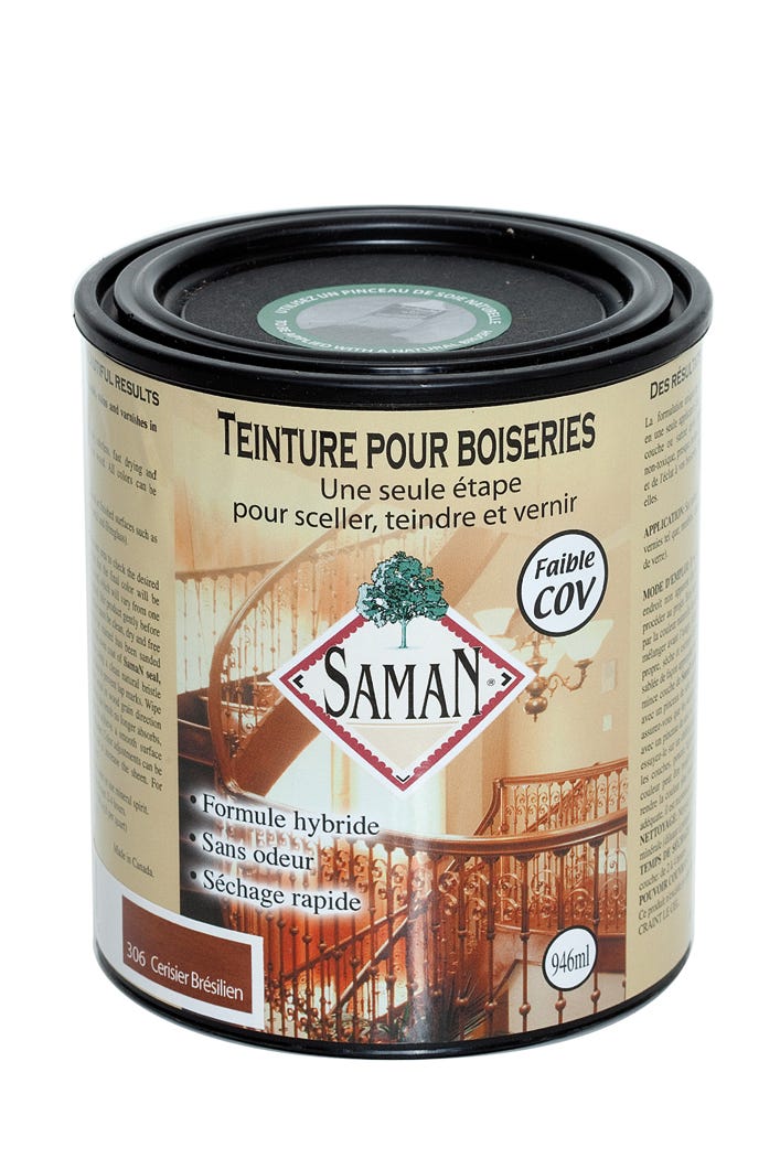 Wood Stain for Fine Wood, Alkyde, Brazilian Cherry, 946 ml
