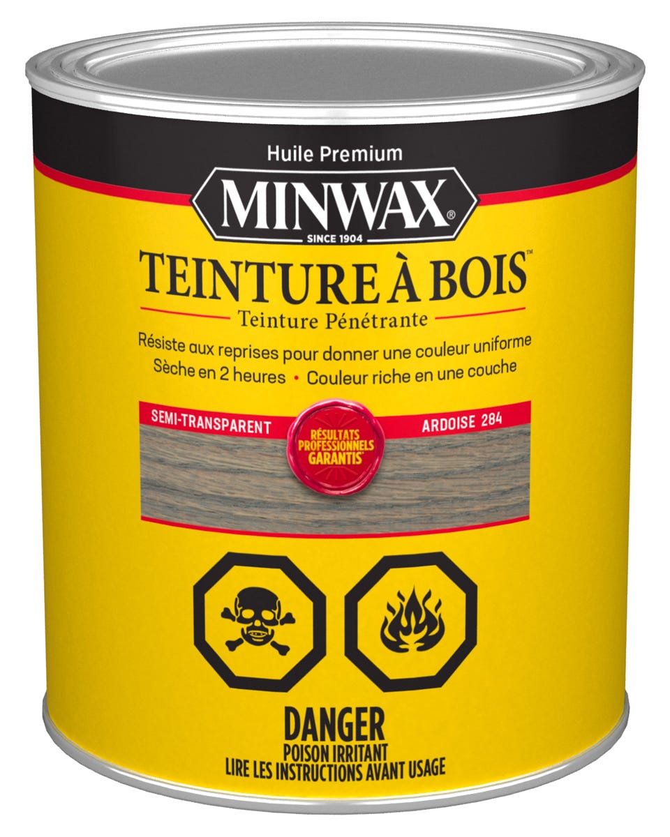 Wood Stain, Semi-transparent, 946ml, Slate