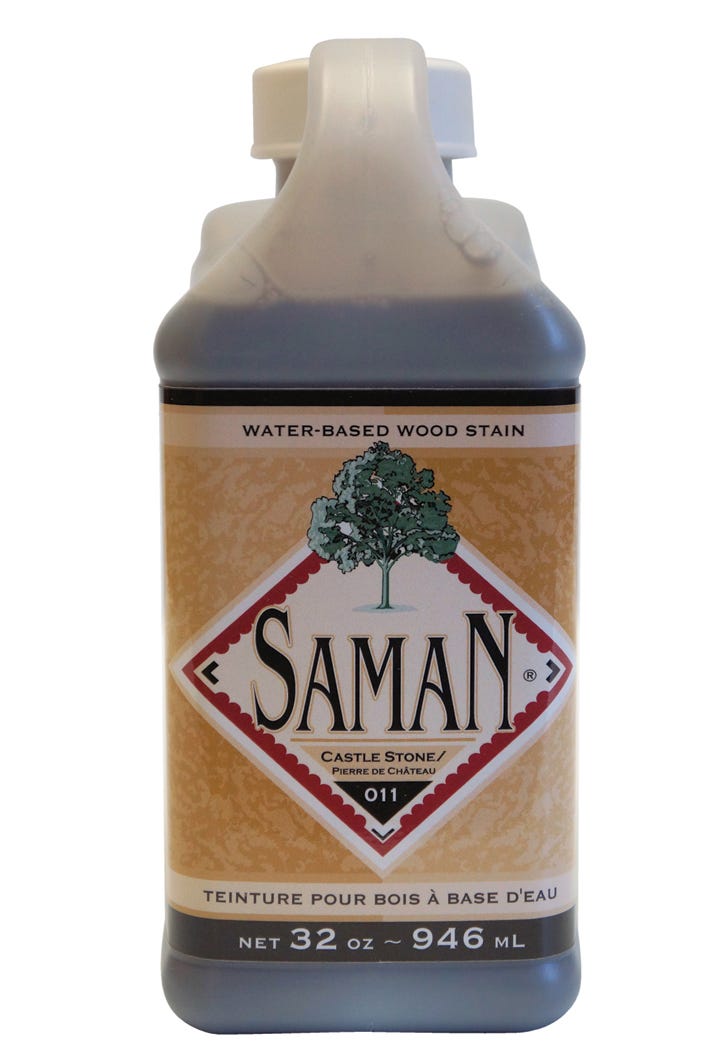 Wood Stain, Water-Based, Castle Stone #011, 946 ml