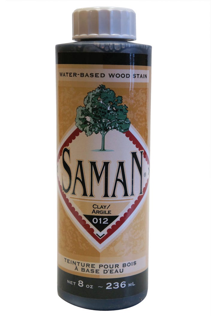 Wood Stain, Water-Based, Clay #012, 236 ml