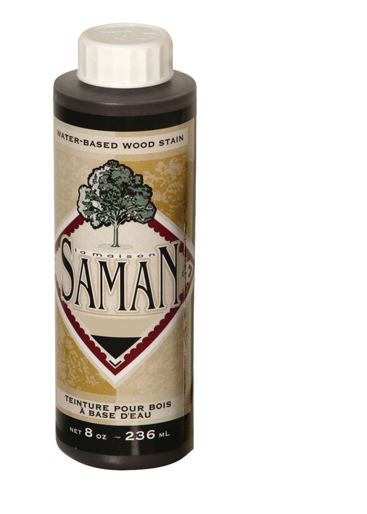 Wood Stain, Water-Based, Dark Walnut, 236 ml