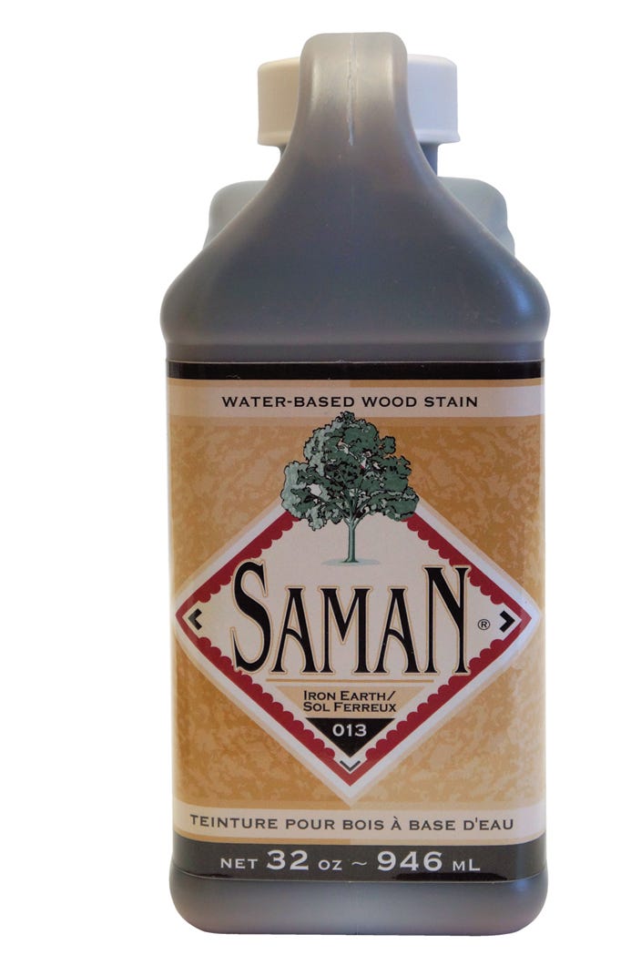 Wood Stain, Water-Based, Iron Earth #013, 946 ml