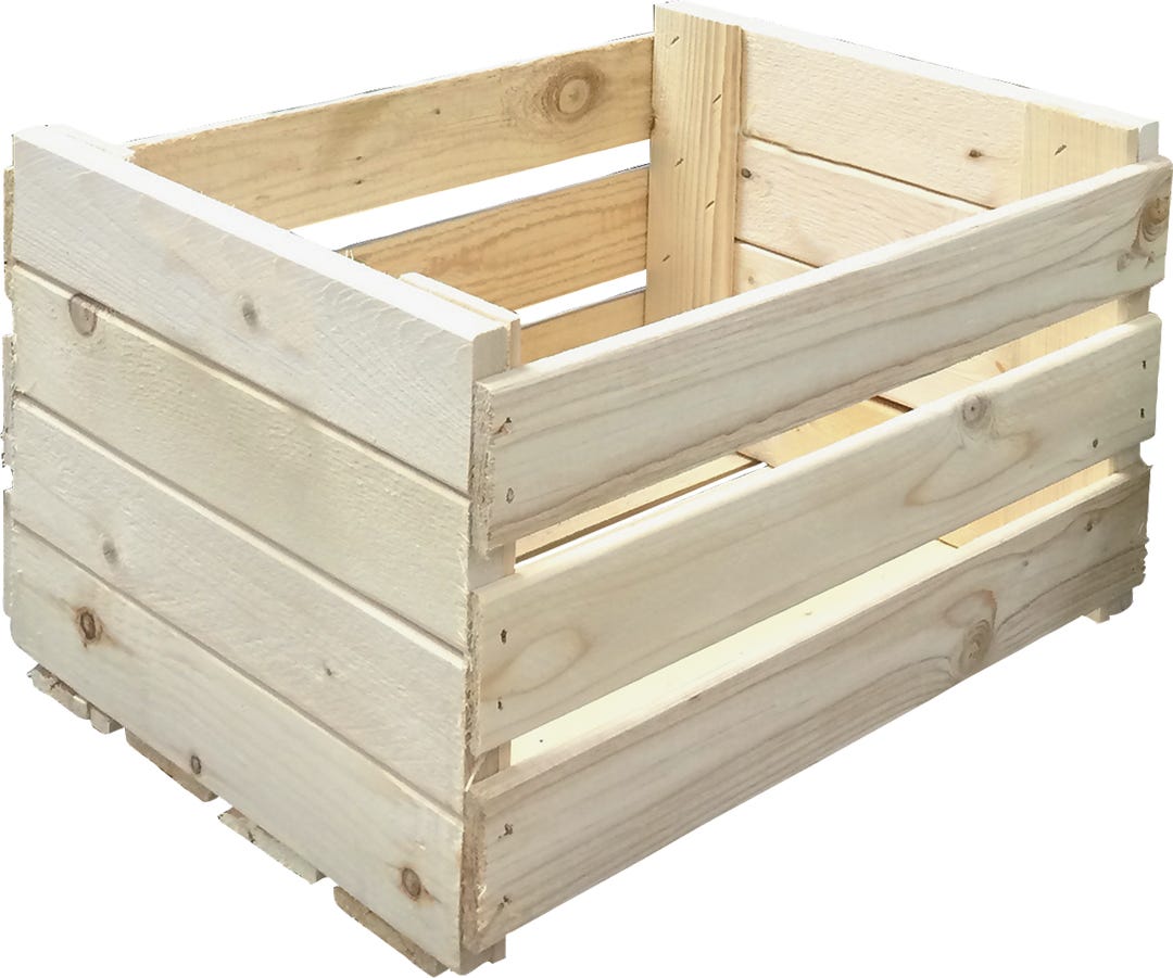 Wooden Crate, 17-in. X 12.5” X 10-in.