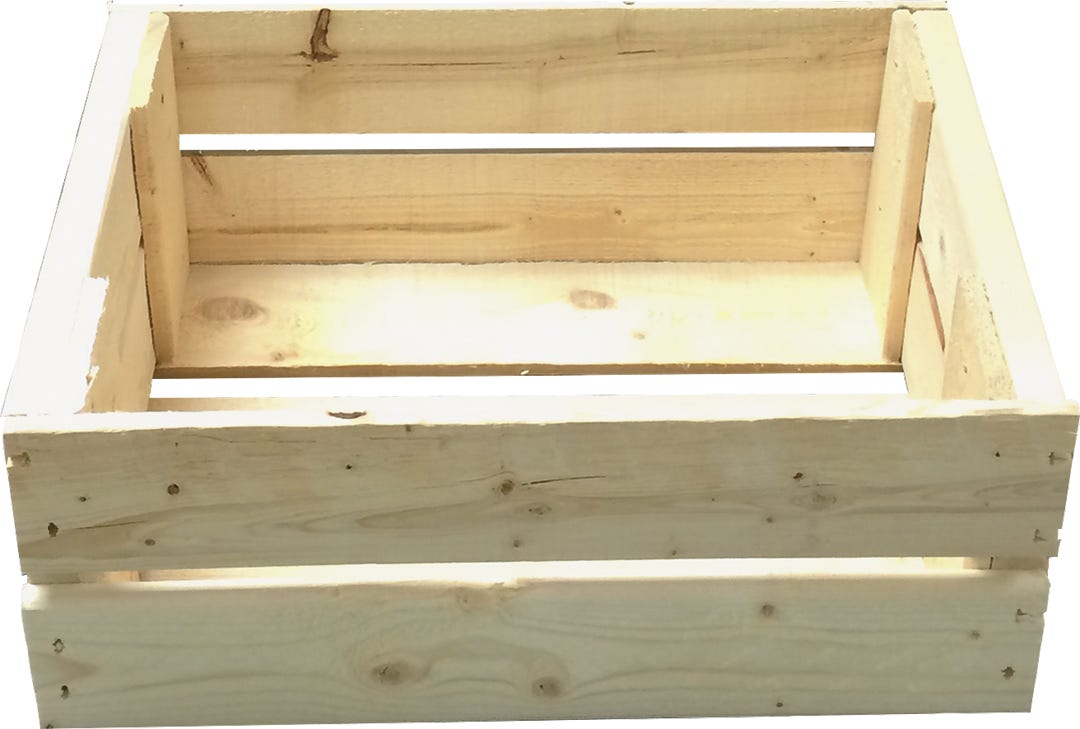 Wooden Crate, 13-in. X 8.5” X 5-in.