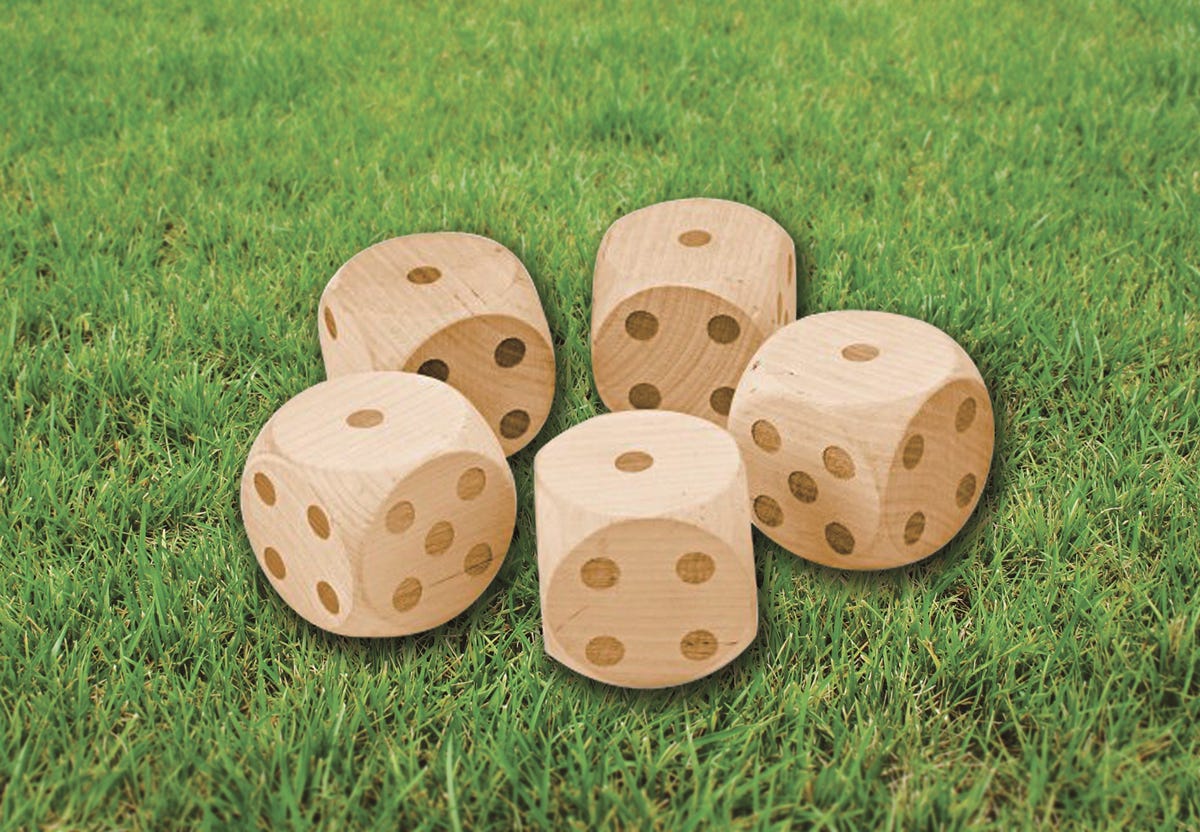 HÖM SPORTS Giant Yatzy Board Game, Insisde ans Outside