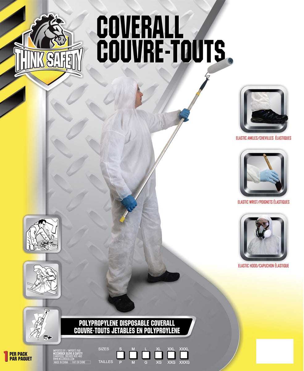 Workhorse Polypropylene Coverall with Hood