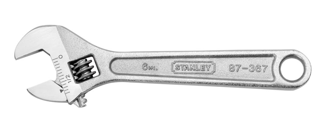 Wrench adjustable 6 in