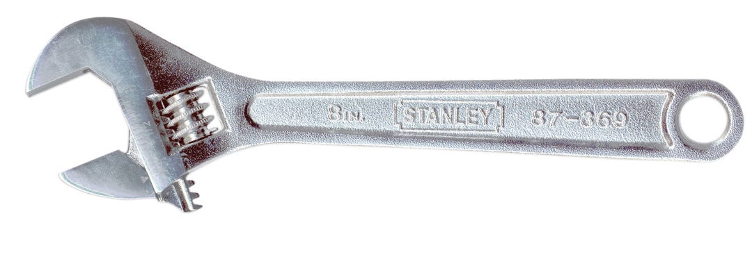 Wrench adjustable 8 in