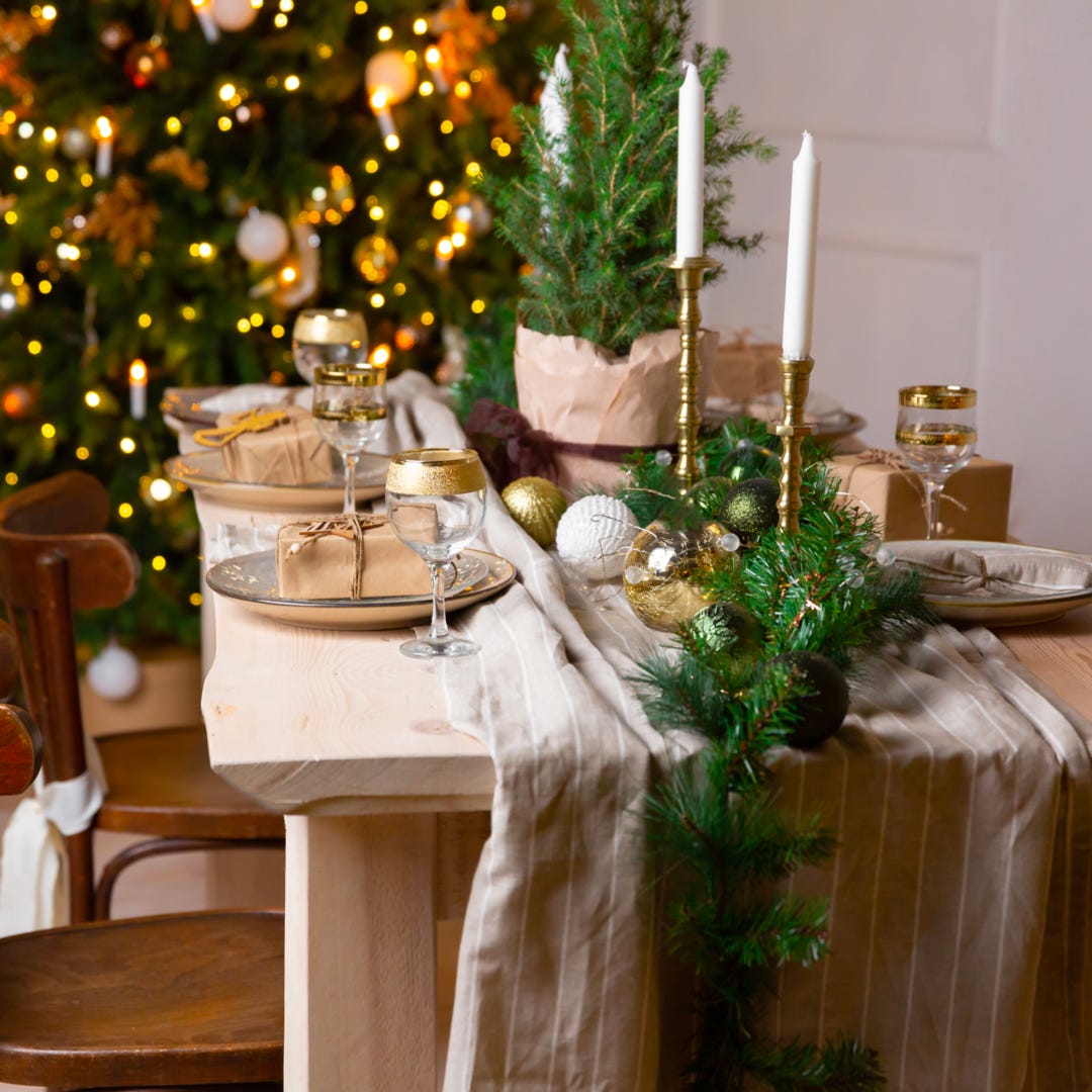 Table festive de Noël